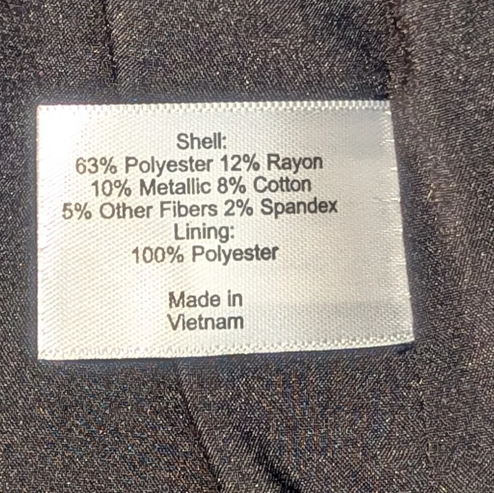Lane Bryant Brocade Blazer Black and Gold Size 18/20 - Picture 7 of 15